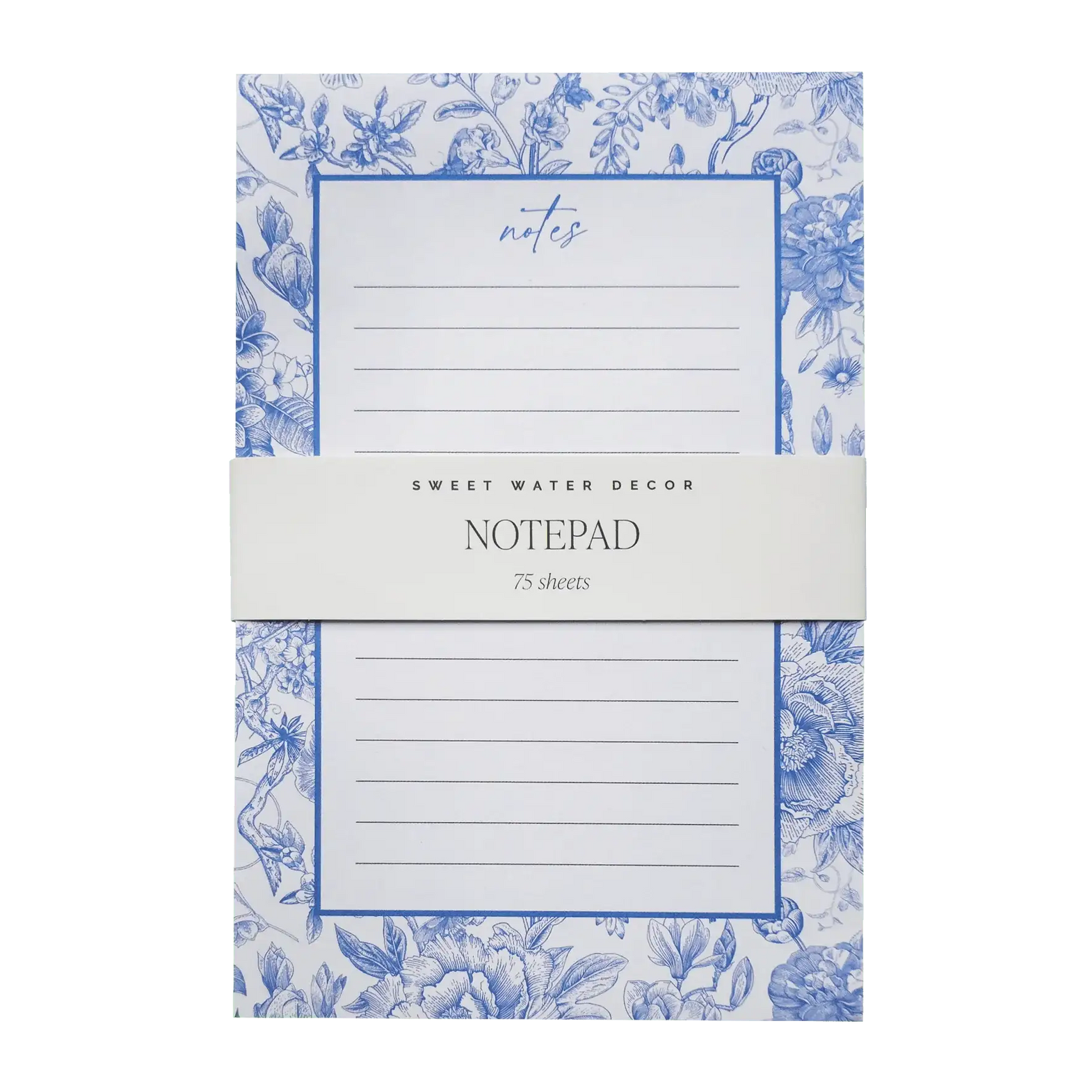 Blue Delft Notepad - SwagglyLife Home & Fashion